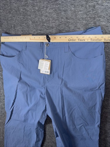 Patagonia Mens Quandary Pants Stretch Hiking UPF 40+ Utility Blue 40x30 NEW - Picture 3 of 9