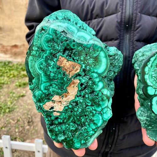 3,7 Pfund natürlicher Malachit Handwerk Schmetterlingsflügel/freies Muster Quarzkristall - Bild 7 von 11