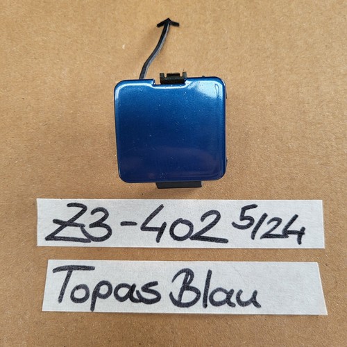 BMW Z3 Roadster Klappe  Stoßstange vorne Verkleidung Abschleppöse 8397402 Blau