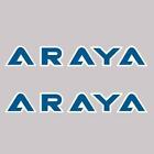 <!--F#f_0-->ARAYA - LETTERS - Factory correct - BLUE rim decals - Old school bmx<!--F/-->