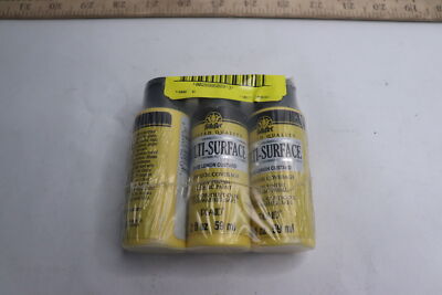 (3-Pk) Folkart Multi-Surface Paint Lemon Custard 2 Oz. 2913E