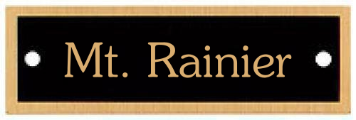 BRASS PLATE PICTURE FRAME ART LABEL MEMORIAL NAME TAG 1