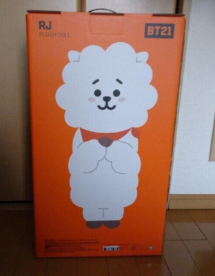 BT21 RJ BIGスタンディングドール BT21 RJ Jumbo Standing Plush Doll Big Size Line Friends BTS