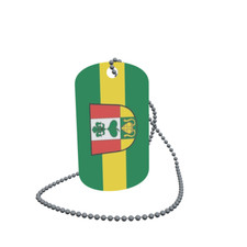 Dog Tag Flag Bunting Pleiskirchen Dog Tag Aluminium 30 x 50mm