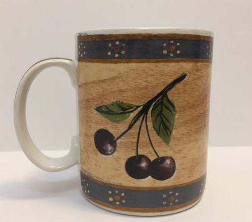 Taza de cerámica Block Gear Country Orchard de 4"" cereza - Imagen 3 de 6