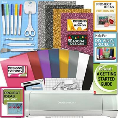 Cricut Explore Air Blue Color Machine Bundle Iron On Vinyl Pack