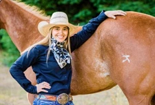 Silk headwrap, Wild Rag 34"x34" 100% Silk Twill