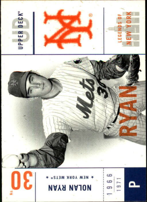 2001 Upper Deck Legends of NY #73 Nolan Ryan - NM-MT | eBay