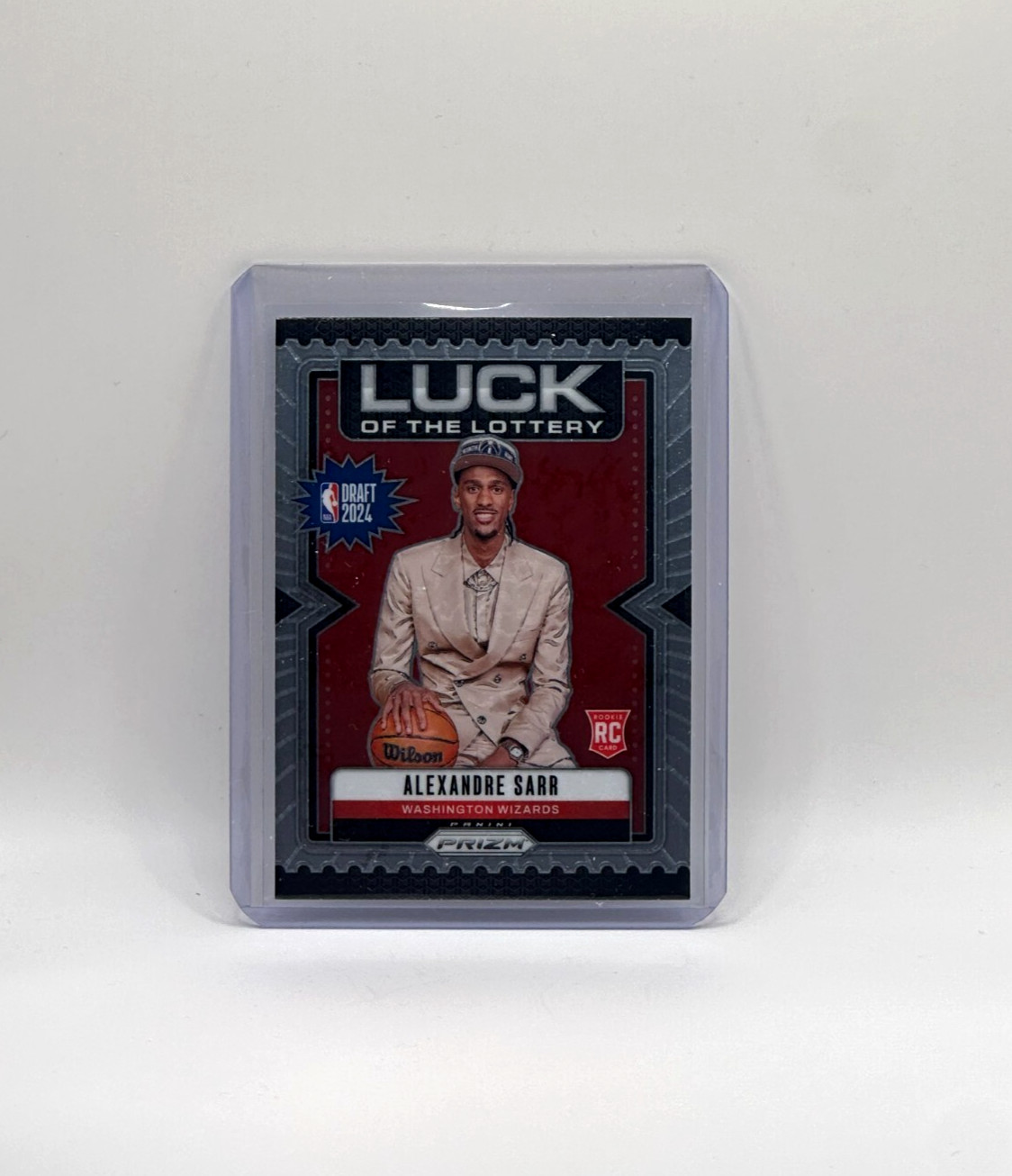 2024-25 Prizm Alexandre Sarr Rookie RC  Luck Of The Lottery Wiz