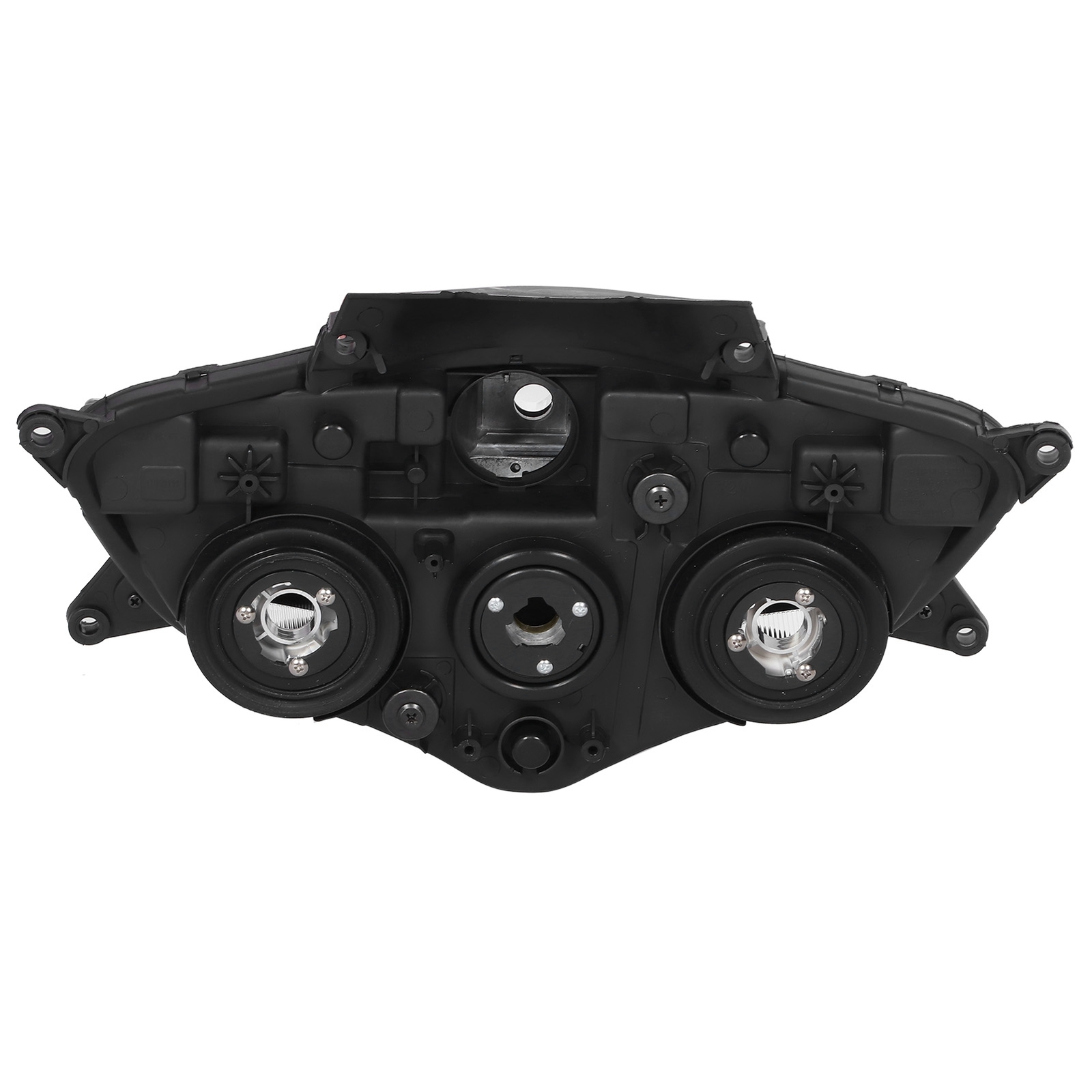 Motorcycle LED Headlight Housing Headlight Lamp Lens Cover Assembly Fit