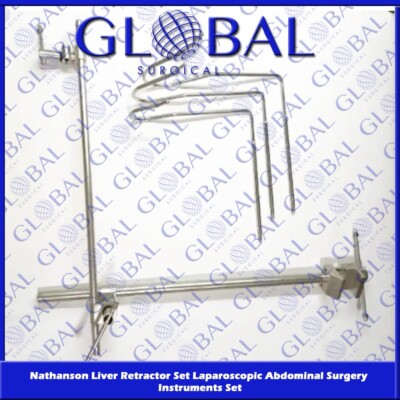 Nathanson Liver Retractor Set Laparoscopic Abdominal Surgery Instruments Set