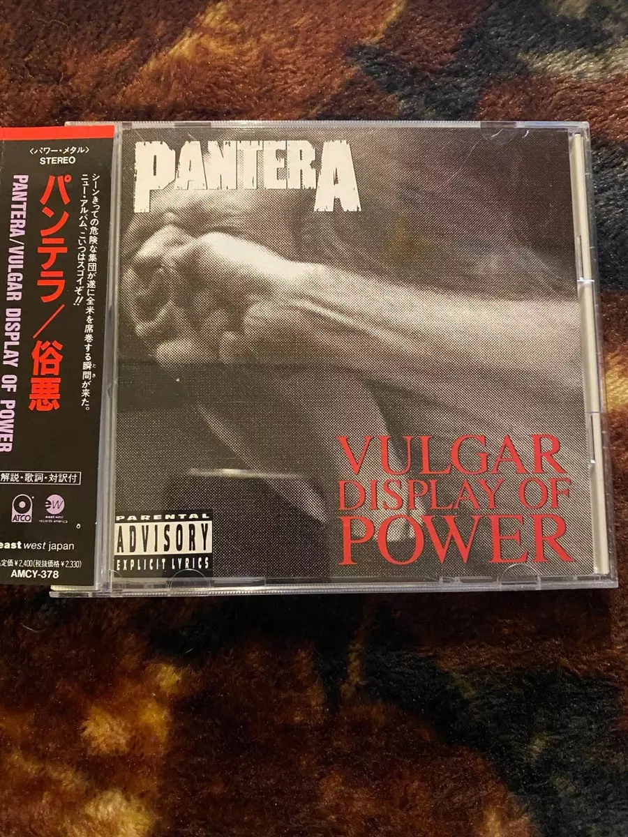 Pantera *Vulgar Display Of Power *CD *JAPAN import *OBI *1992 *ATCO *AMCY378