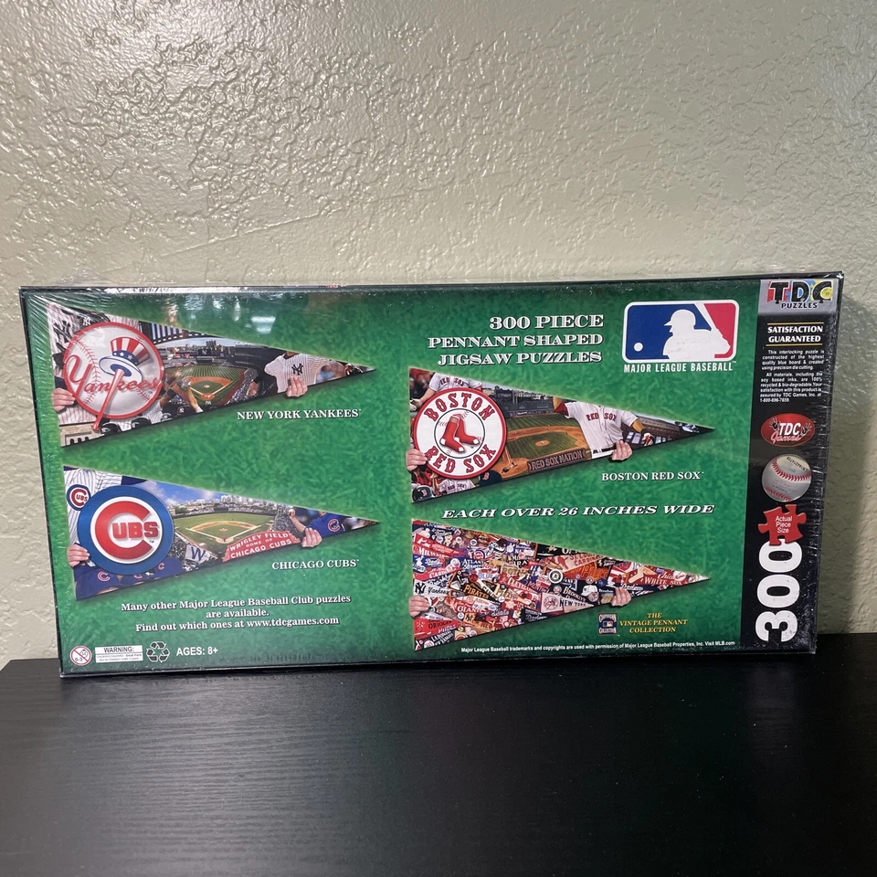 Jigsaw Puzzle MLB Minnesota Twins Pennant Shaped 300 Piece NEW Sealed - Image 2 of 2