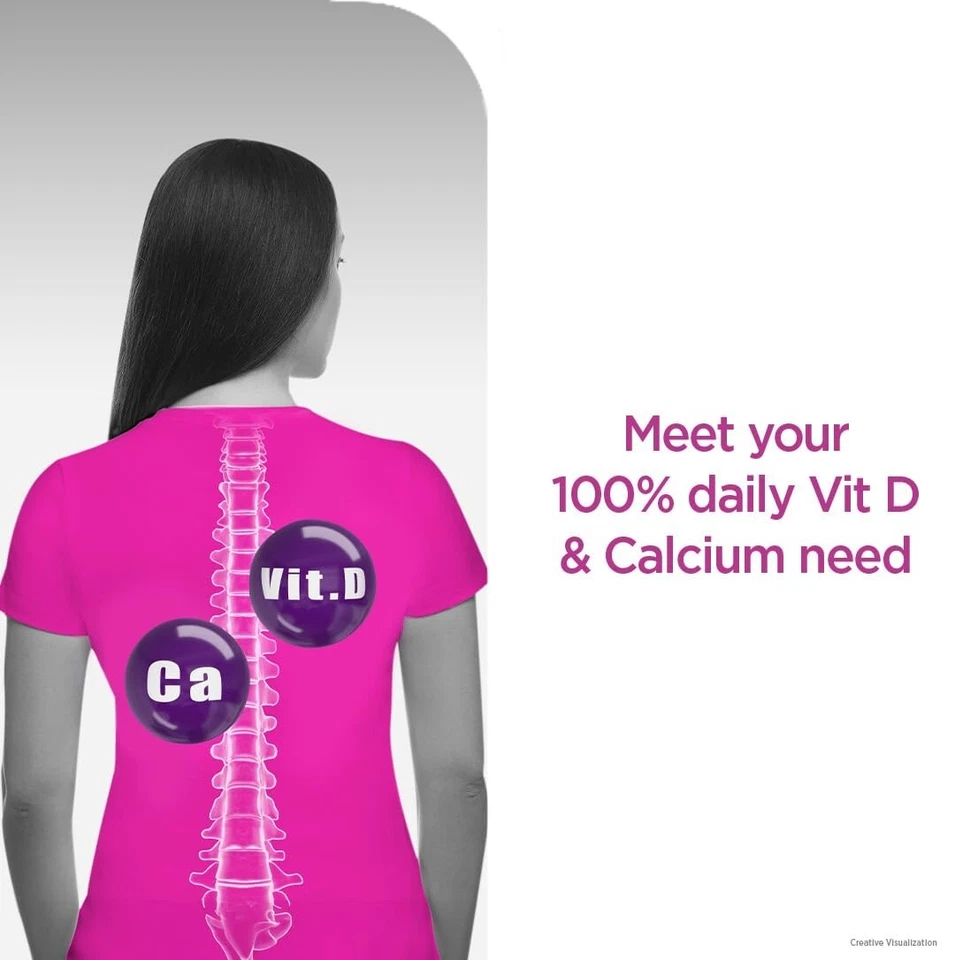 Centrum OstoCalcium Total Masticables Vitamina D y Calcio - Huesos Fuertes - 30 Tabs Foto 4 de 4