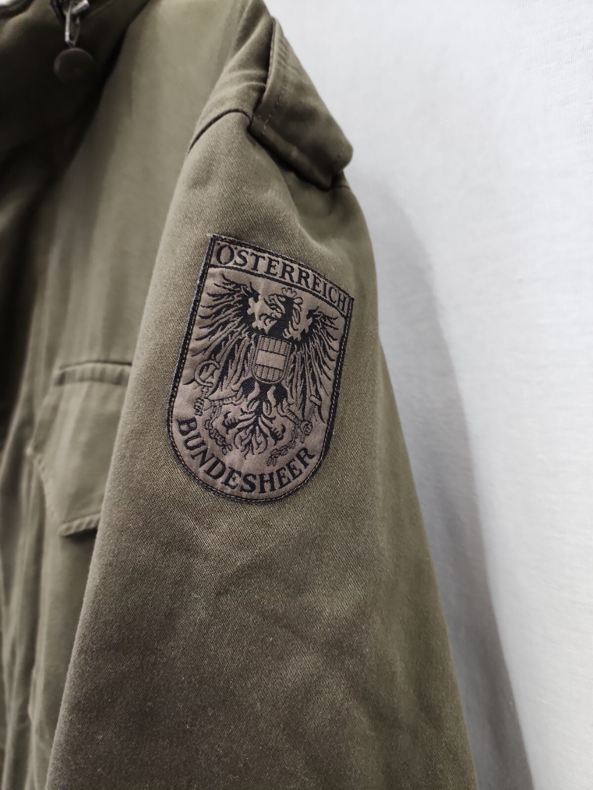 Genuine Austrian Military Jacket Heereseigentum 96 u w/ Zip Out Hood