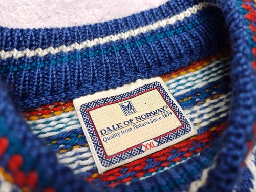 DALE OF NORWAY Lillehammer Wool Sweater Mens Vintage ___ Size XXL - Picture 5 of 6