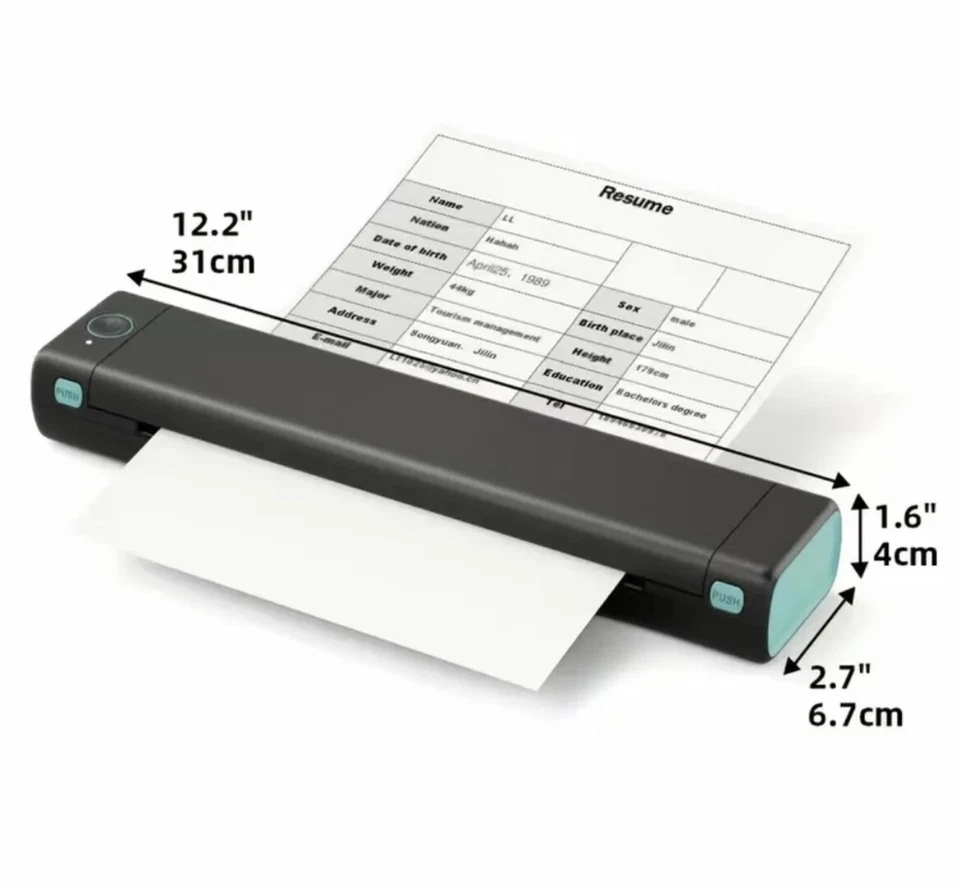Phomemo M08F - A4 Thermal Printer - ink-less Printer for Home or Office - Image 2 of 4