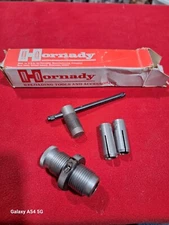Hornady Collet Bullet Puller #050032 W/ 10 & 13 Collets .375 .338-.358 Calibers