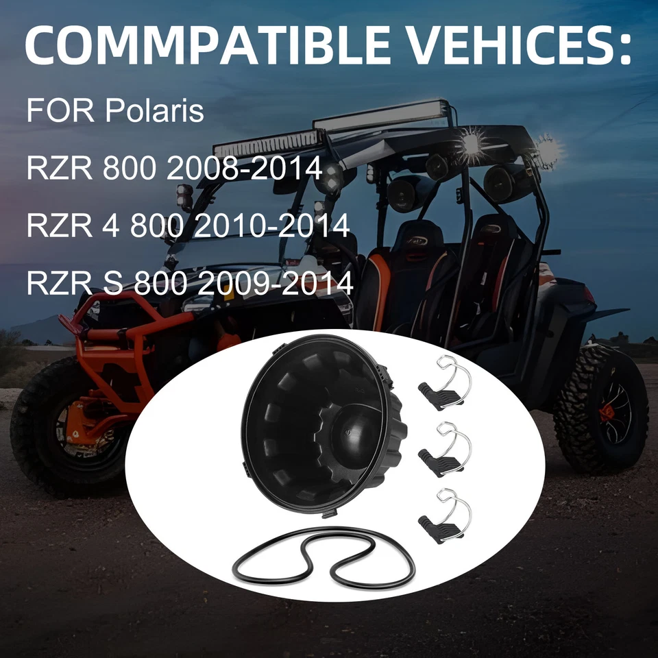 Air Box Intake Lid Cover Cap Clips for Polaris RZR 800 RZR 4 800 RZR S 800 08-14 Foto 2 de 4