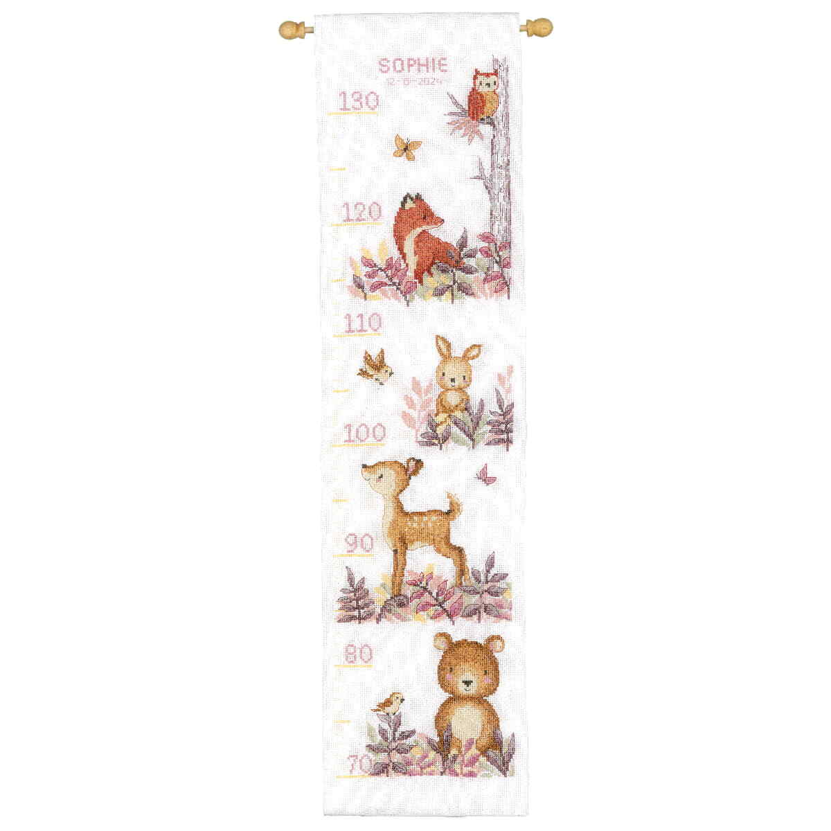 Vervaco counted cross stitch kit ""Bar. In the Forest"", 18x70cm, DIY