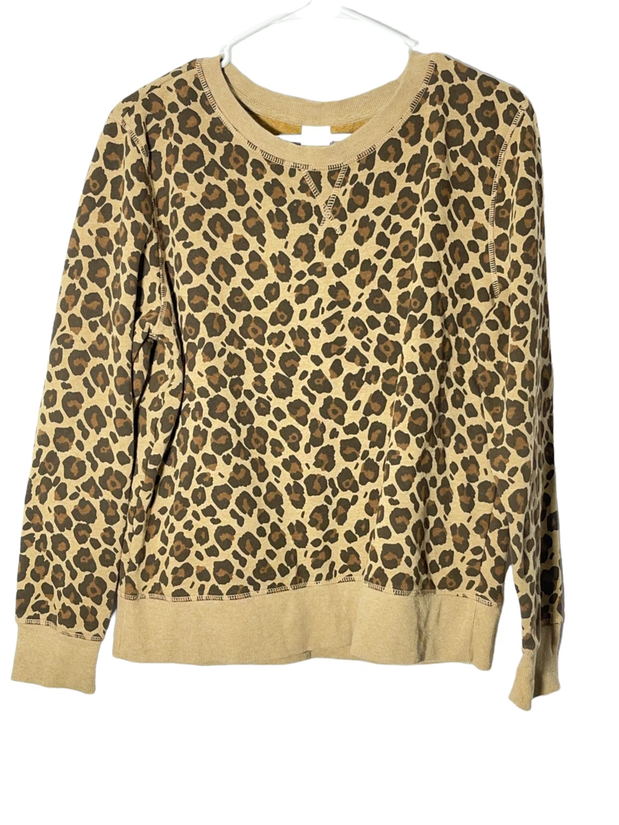 Leopard print top sweater amazon