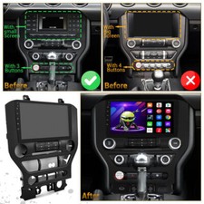 For 2015-2021 Ford Mustang 9 Android 15 Apple Carplay Car Stereo Radio Gps Wifi