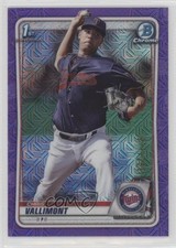 2020 Bowman Chrome Prospects Mega Box Purple Mojo Refractor Chris Vallimont 8d4
