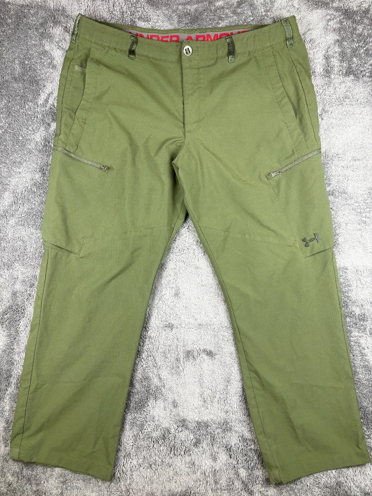 Under Armour Storm Tactical Pants Mens 42x30 Green Cargo Workwear Utility