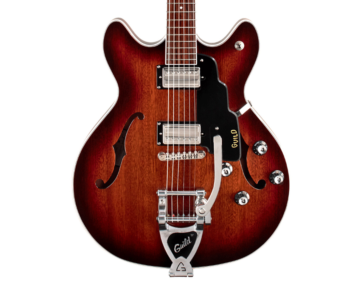 Guild Starfire I DC Semi-Hollow Guitar w/GVT - California Burst - B-Stock