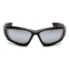 Pyramex SB8770DP Accurist Silver Mirror Lens Safety Glasses Padded Black Frame