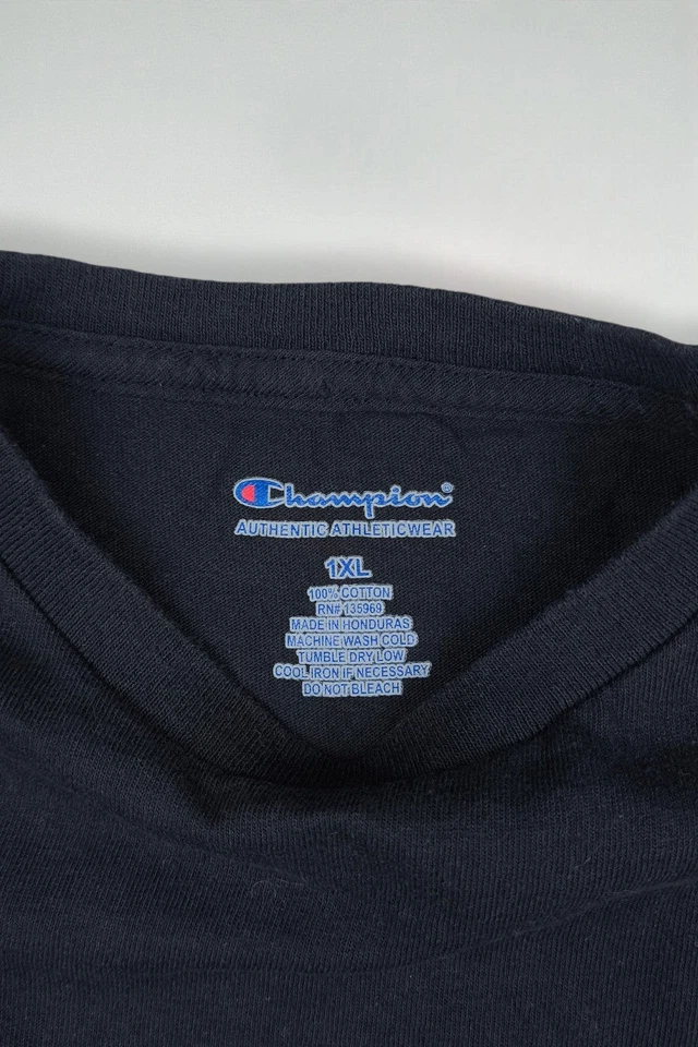 Camiseta Champion Con Logo Negro Segunda Mano | 1XL - Imagen 4 de 4
