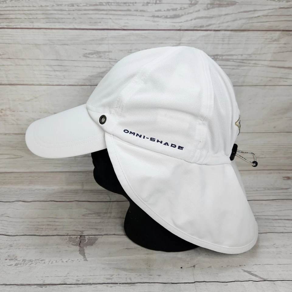 COLUMBIA PFG Omni-Sombra Sombrero Cuello Cubierta Talla Única Unisex Adulto PESCA Exterior Blanco Foto 3 de 4