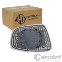 Diederichs Spiegelglas Beheizt Links Passend FüR Seat Toledo Skoda Fabia Rapid