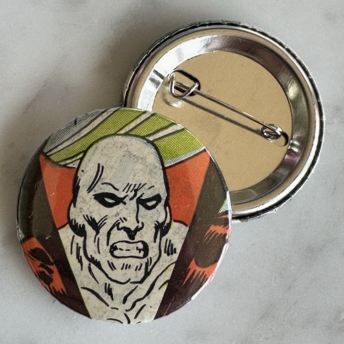 Custom 1.5" Deadman Button/Pin - Made w/ Actual DC Comic - Buy 3 for FREE Ship! - Picture 1 of 2