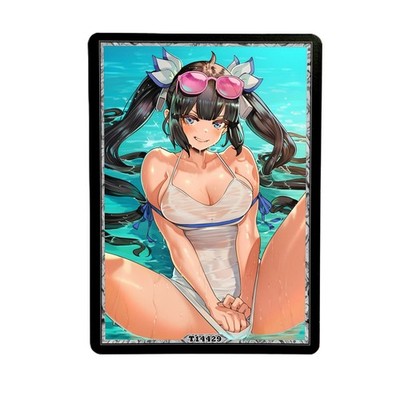Hestia   DanMachi Waifu Anime Card   Mint   Obsidian Noir