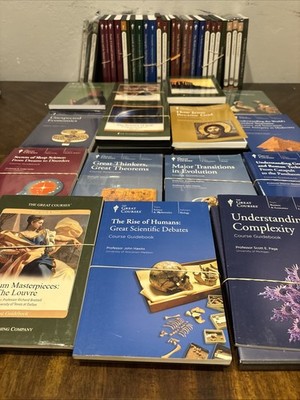 Lot Of 26 Different Subject The Great Courses DVDs & Guidebooks - All Complete