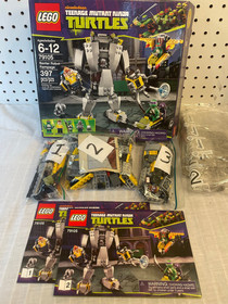 TURTLE LAIR ATTACK, SHELLRAISER STREET CHASE, BAXTER ROBOT RAMPAGE Lego sets