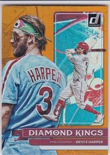 BRYCE HARPER Philadelphia Phillies Diamond Kings ORANGE HOLO FOIL COLOR VERSION!