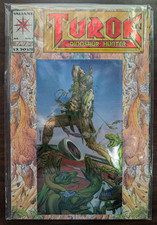 Turok Dinosaur Hunter #1 Valiant Comics 1993 Bart Sears/Randy Elliott Foil Cover