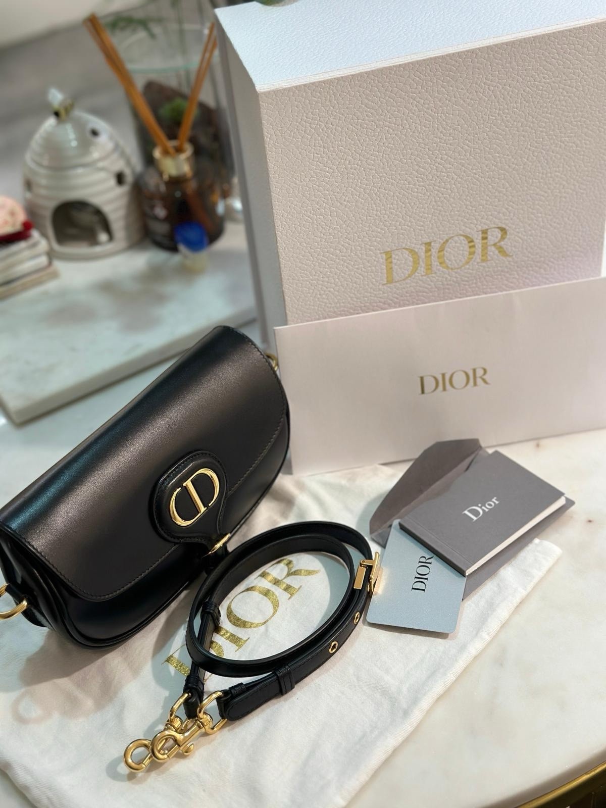 Christian Dior Bobby East West Black