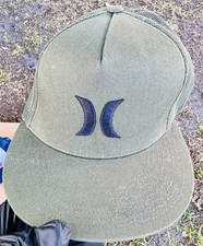 Hurley Icon Trucker Hat Snapback Olive Green Yupoong Classics