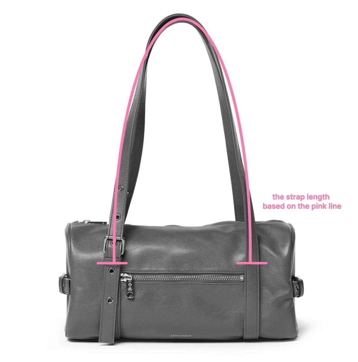 SAMO ONDOH Museum Bag M Goat Leather Chocolate Shoulder Crossbody