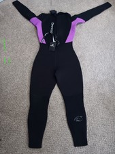 NWT Owntop Womens Black/Purple Wetsuit - Diving Suit - Full Size - Medium