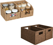 Stylish Round Paper Rope Storage Baskets for Home Organization and Decor