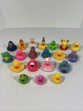 Assorted Rubber Ducks Lot of 20 for Bath Toys Jeep
