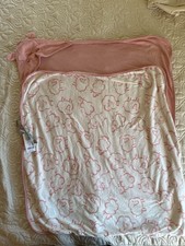 Carter's Just One You Baby Girl's Hooded Towel and Bath Towel Set Pink Sheep