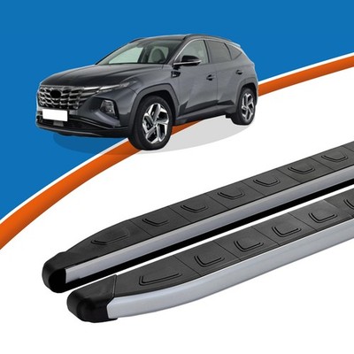 Trittbretter passend für Schweller Hyundai Tucson Baujahr 05/2015-2020 DOLU Silb