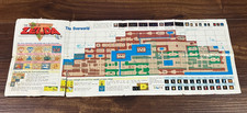 Legend of Zelda Map Strategies Poster Insert Nintendo NES Manual Only