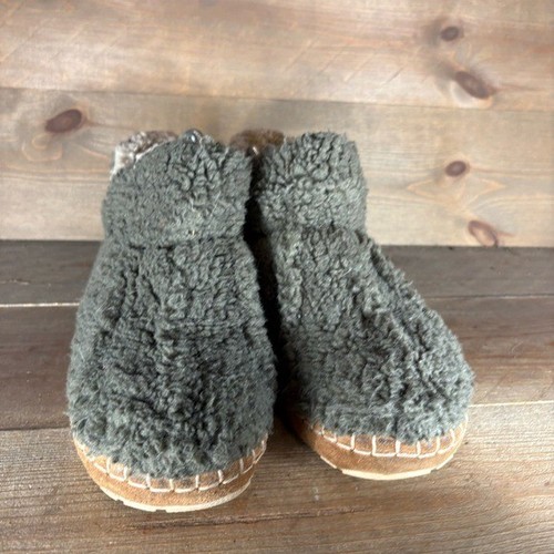 Zapatos ll bean acogedores para mujer talla 8 verde forrados sherpa zapatillas cómodas - Imagen 5 de 8