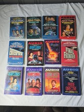 Vintage Lot of 12 Star Trek Cassette Audio Bo...